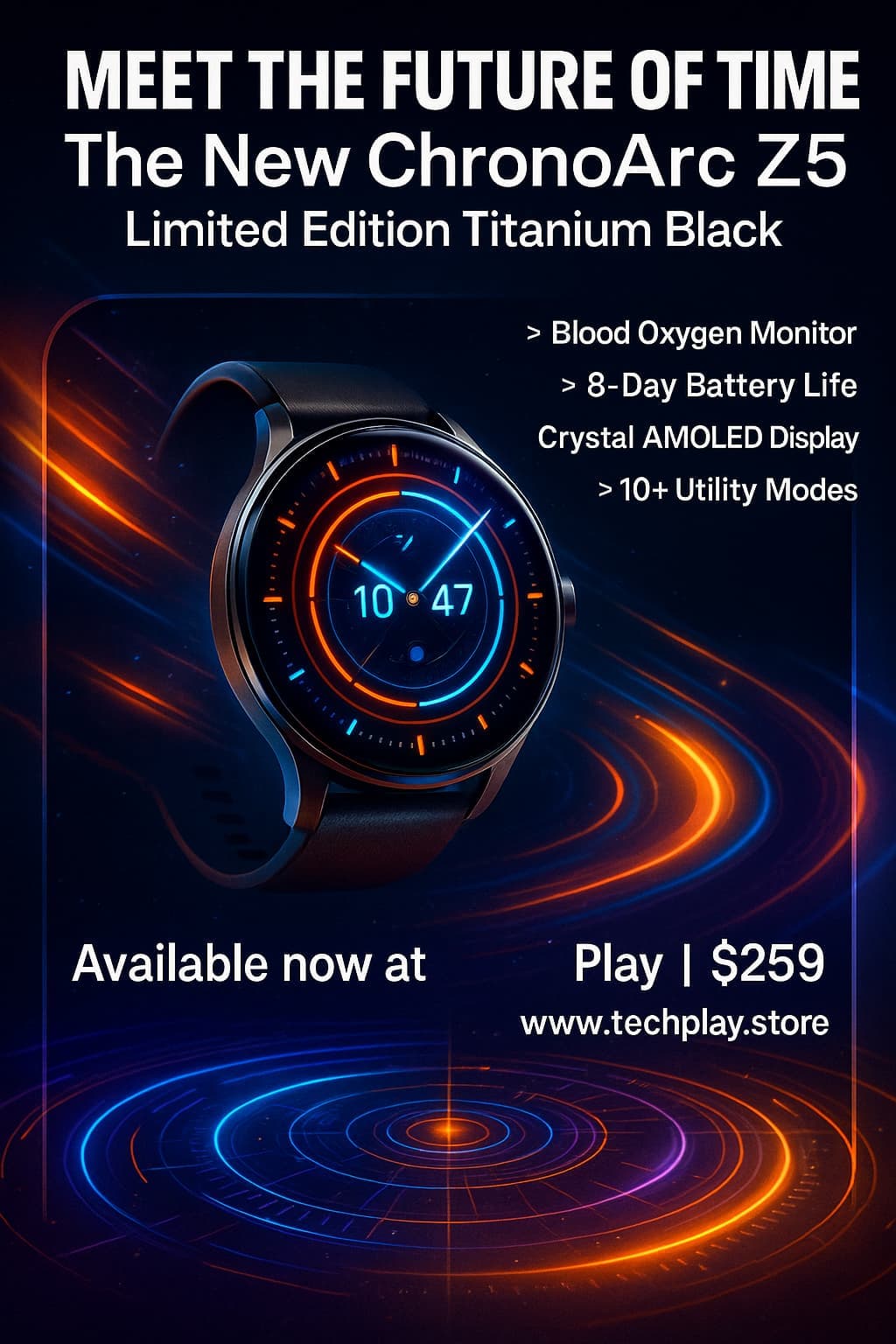 ChronoArc Z5 Smartwatch Ad