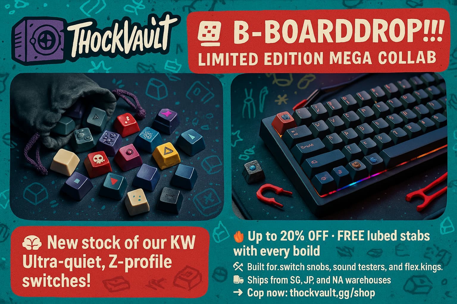 THOCKVAULT BOARD DROP
