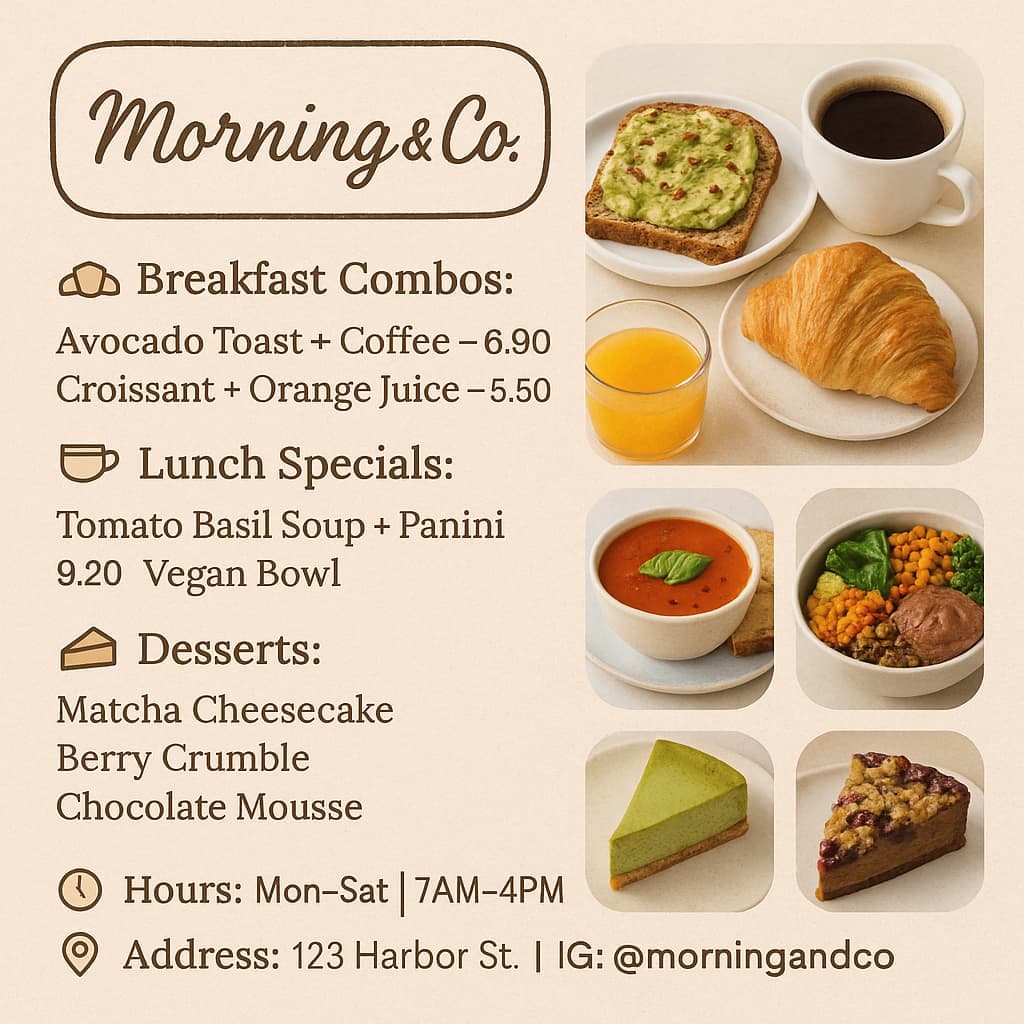 Morning and Co. Cafe